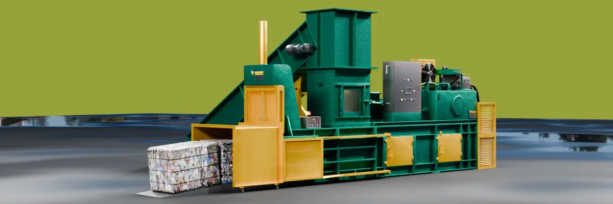 Hotech Baler_SG80 3D Rendering